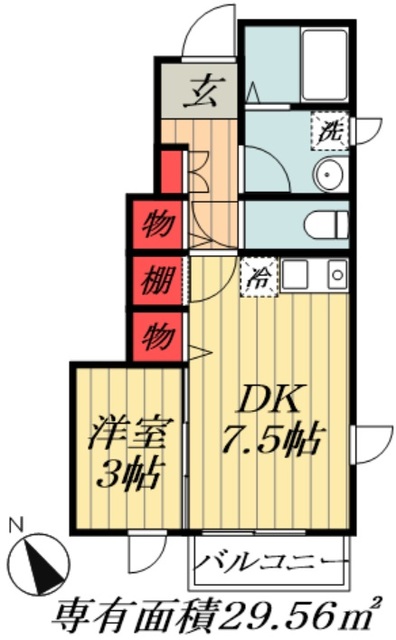 船橋市海神のアパートの間取り