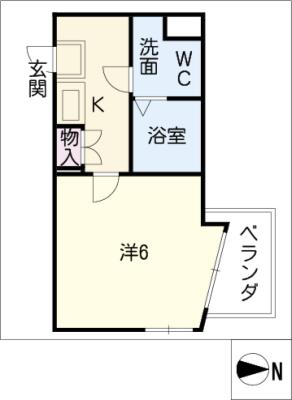 タウンコート中村の間取り