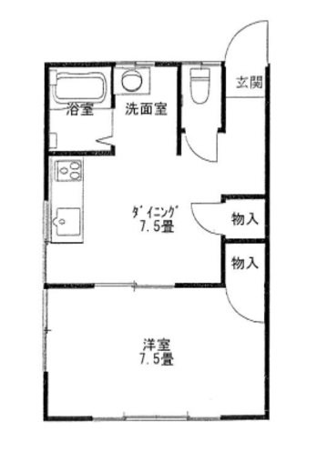 サニーハイツの間取り