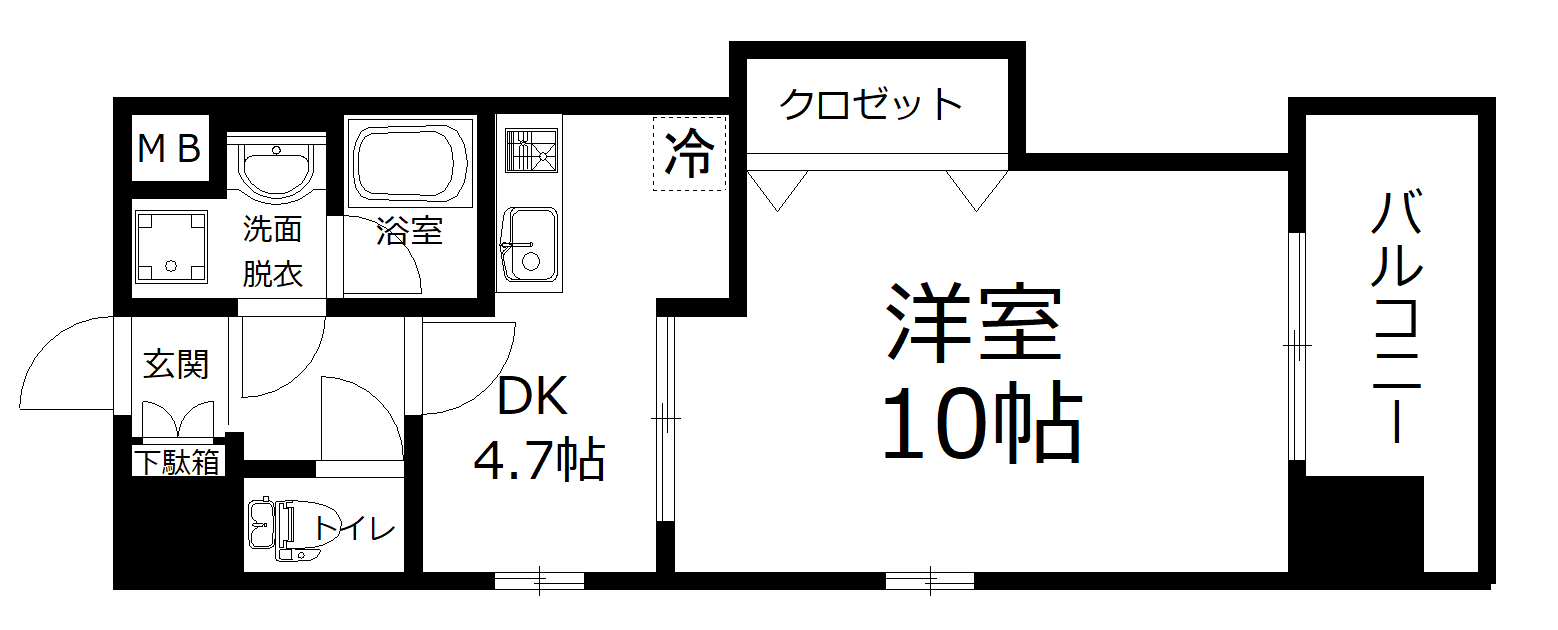 グリーンアベニューの間取り