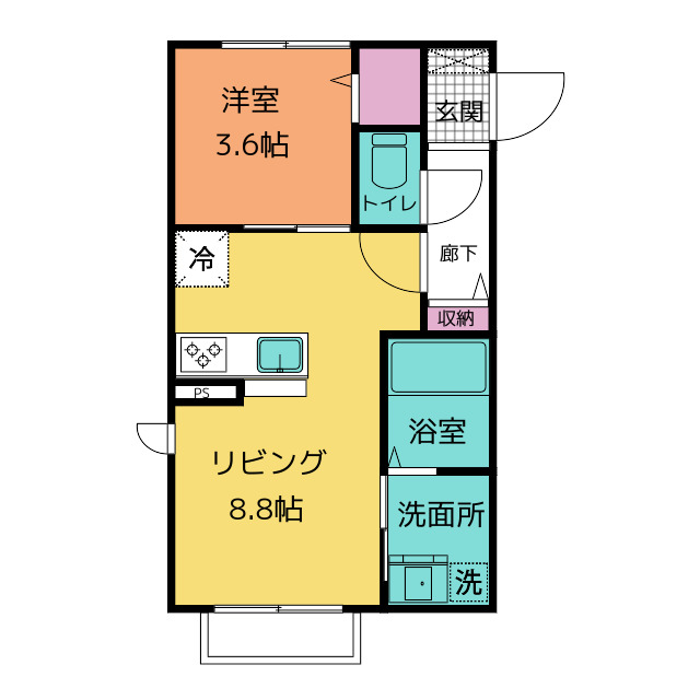 グランコート大森の間取り