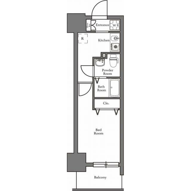 N-stage久米川の間取り