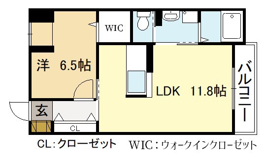 シャーメゾン宇治神明の間取り