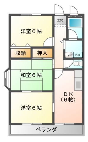 ウッドベルの間取り