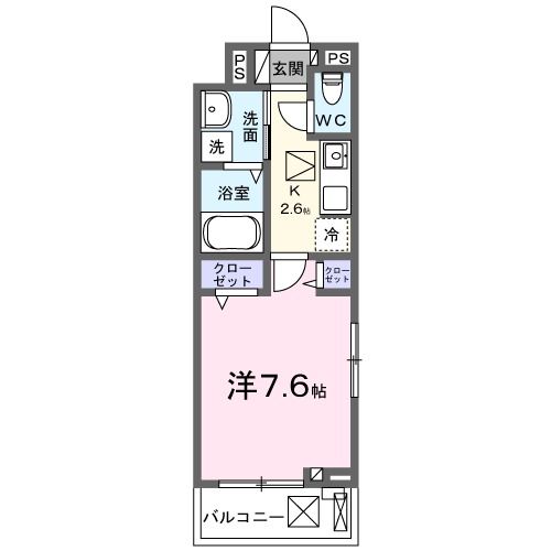 ベルヴィータ北野の間取り