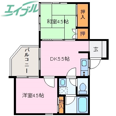 フジタ鳥羽マンションの間取り