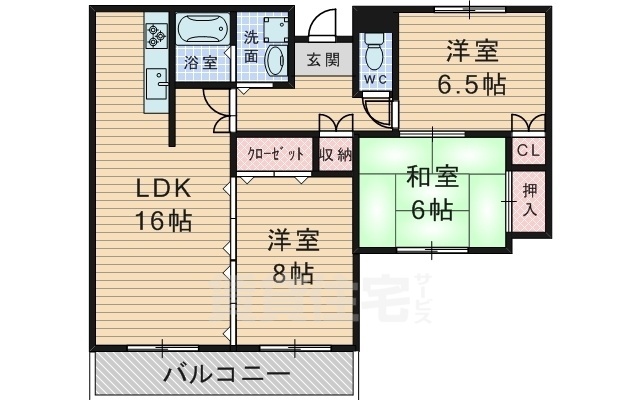 ラカーサ・セレッソの間取り