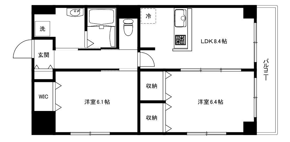 メゾンローリエの間取り