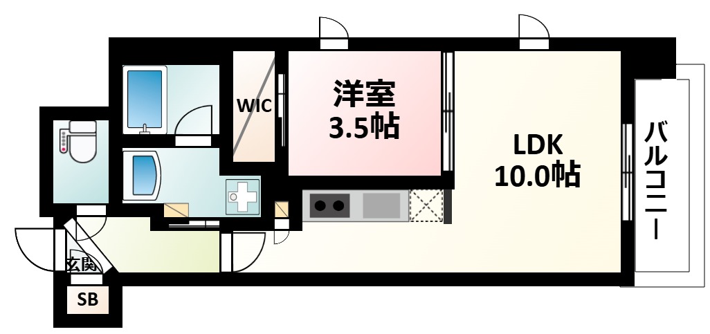 シーズンフラッツ新大阪の間取り