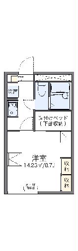 レオパレスオリーブの間取り