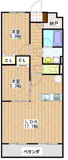 メイユールの間取り