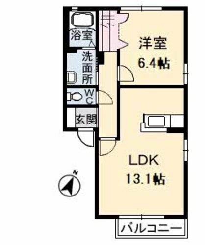 メゾンスカイヒルズD棟の間取り