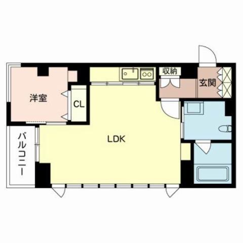 姫路市白銀町のマンションの間取り