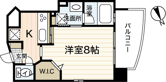 広島市西区観音町のマンションの間取り