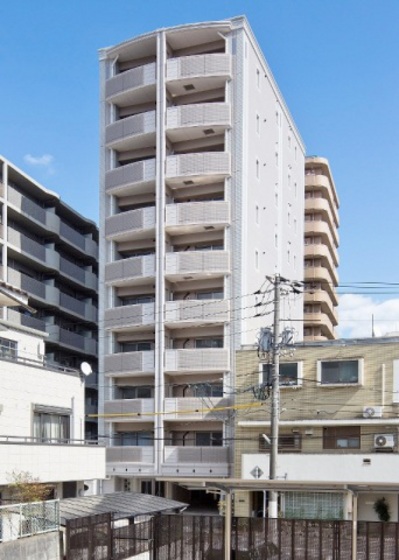 広島市西区観音町のマンションの建物外観