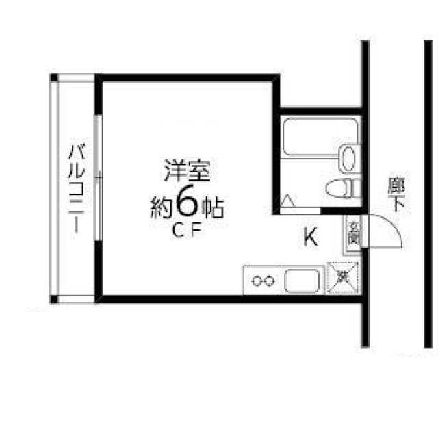 中野区大和町のアパートの間取り