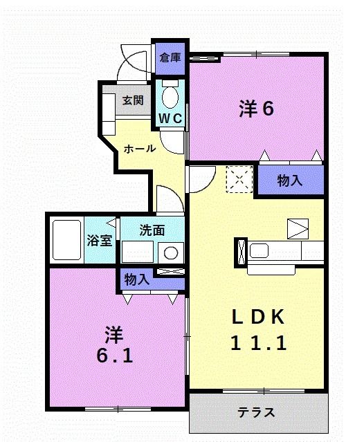 フィルグラットの間取り