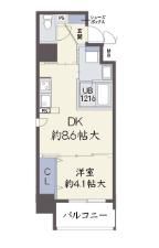 大阪府大阪市北区中崎西３（マンション）の賃貸物件の間取り