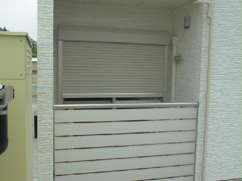 バルコニー　防犯シャッター付きです！