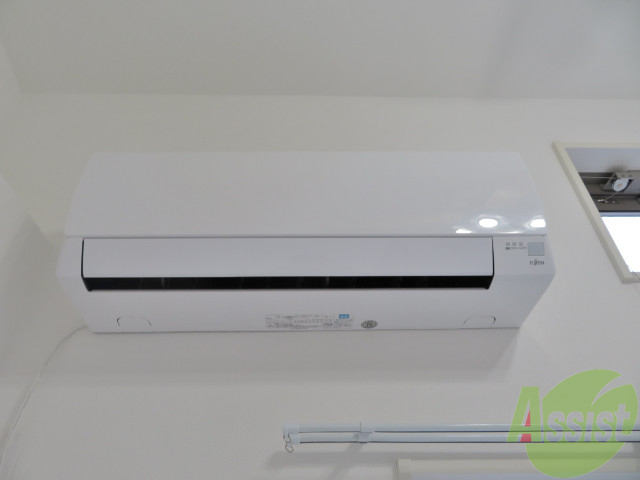 その他設備　エアコンが設置してありますので、寒暖対策もばっちり。