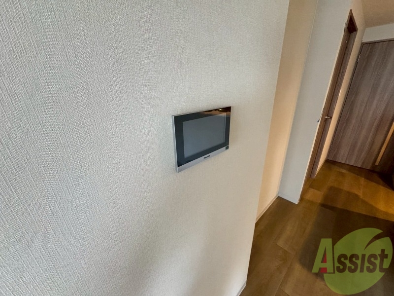 セキュリティ　インターホンです。オートロック付きで安心のマンションです。