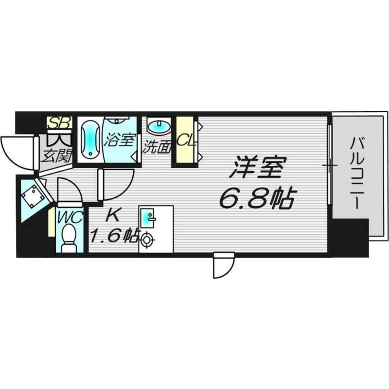 プレサンス大手前パークサイドIIの間取り写真