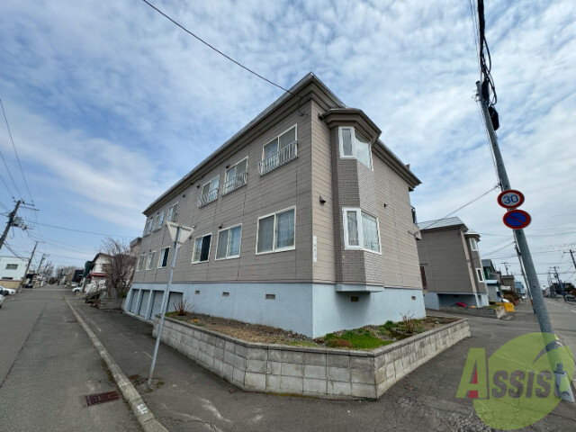 建物外観　札幌市北区新琴似１１条「アパートメント松田Ａ」