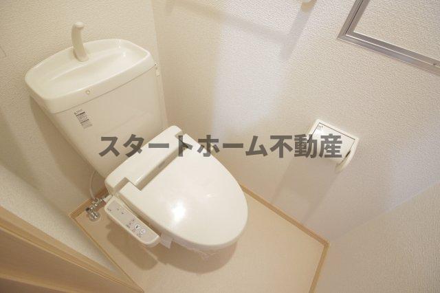 トイレ　ゆったりとした空間のトイレです