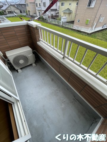 バルコニー　落ち着いた時間を過ごせるバルコニーです
