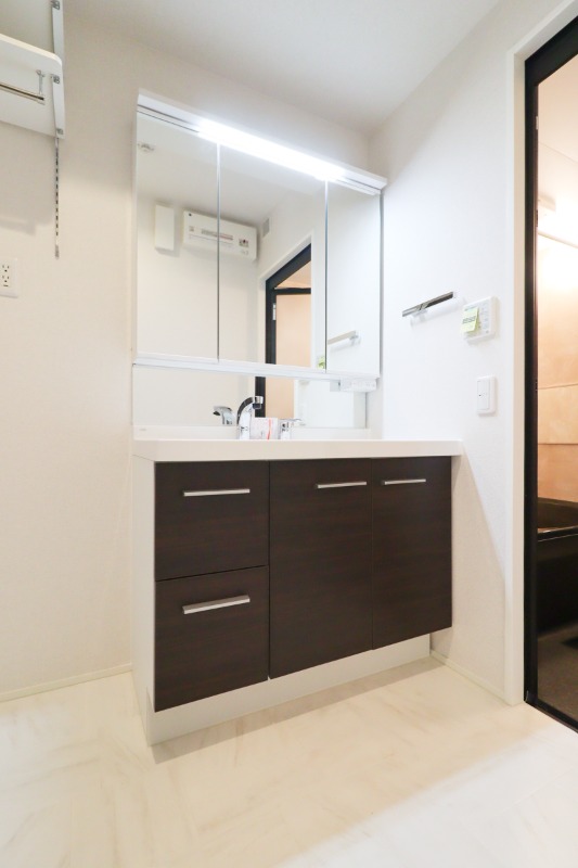 洗面設備　図面と現状に相違がある場合には現状を優先