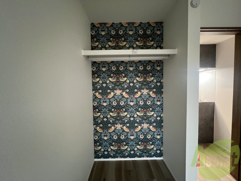 収納　収納はこちらです。丈の長い物でもしっかり収納できます