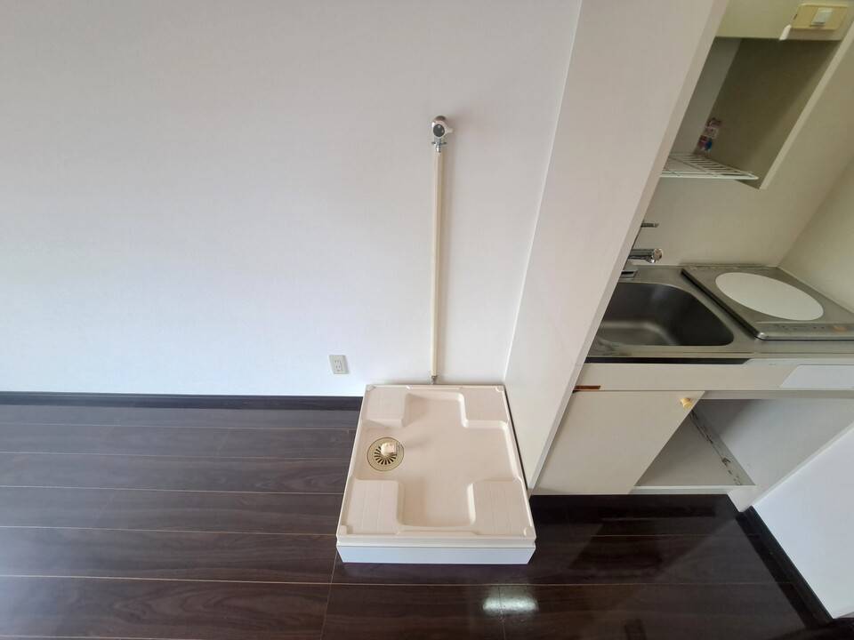 洗面設備　洗濯機置場