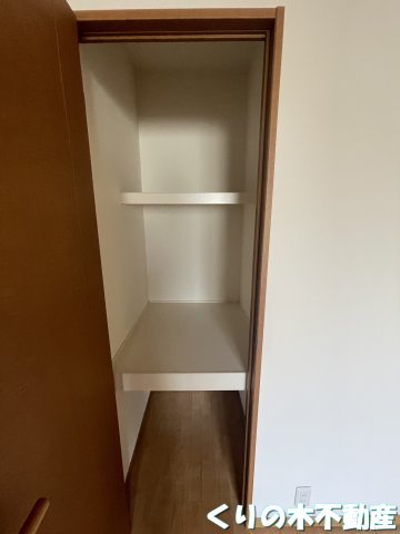 収納　十分な収納スペースがあります