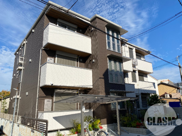 建物外観　防犯カメラあり！