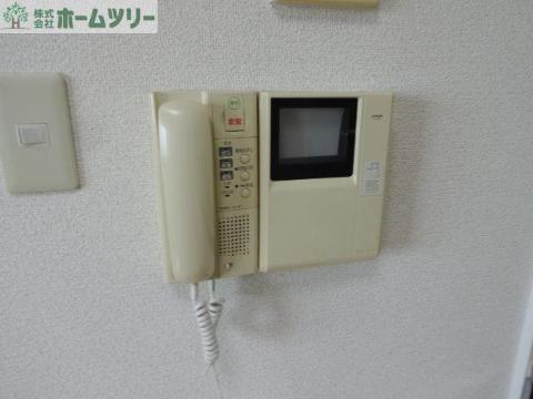 セキュリティ　カメラ付インターホン（イメージ）