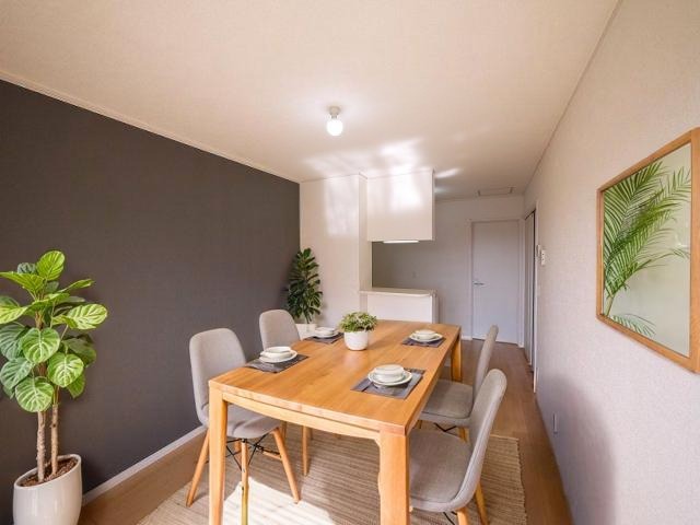 居室・リビング　CGで家具等を配置したもので家具等は含まれません