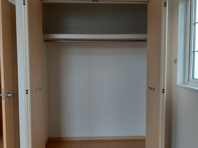 収納　たっぷりとした収納スペースです