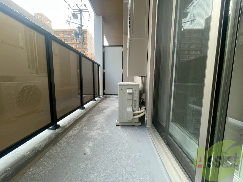 バルコニー　バルコニーです。洗濯物を干したり一息ついたりできますね！