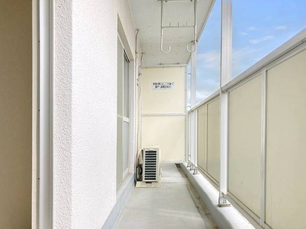 バルコニー　ビレッジハウスの同一物件・同一タイプの間取りの写真です