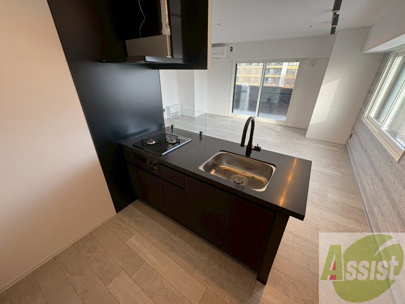 キッチン　システムキッチンなので、すぐお料理に使えます！