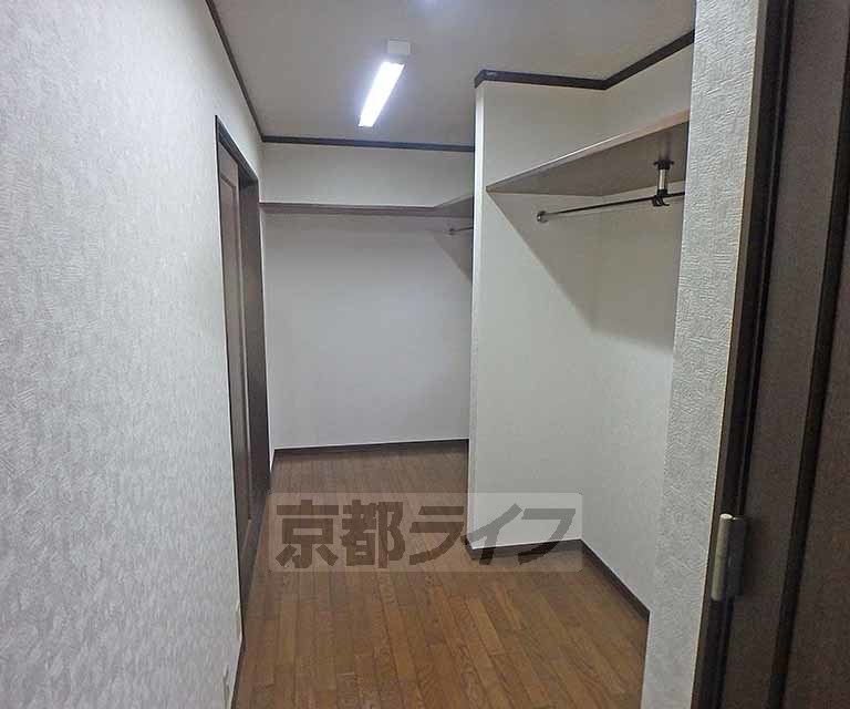 収納　ウォークインクローゼットです。