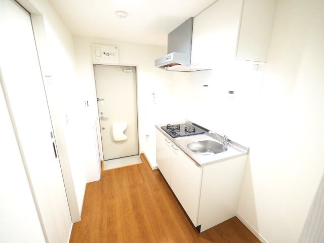 キッチン　ガスコンロ２口付のキッチン