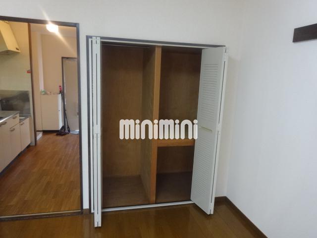 収納　広い収納スペース。