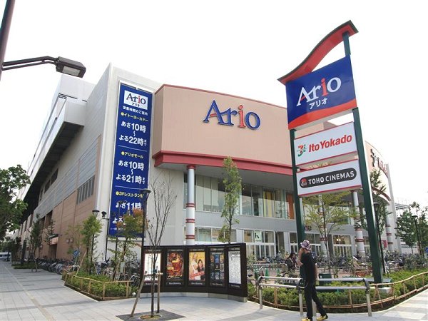 ショッピングセンター　アリオ西新井（ショッピングセンター）まで448m