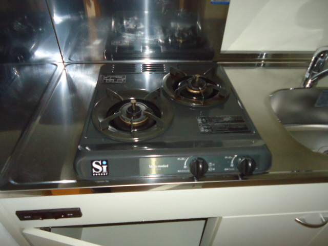 キッチン　２口ガスキッチン