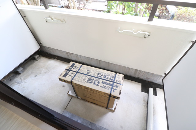 バルコニー　北向きバルコニー