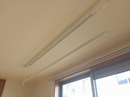 その他設備　室内物干し♪