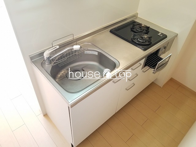 キッチン　2口コンロ付システムキッチン