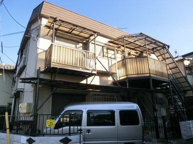 建物外観　全戸角部屋のアパートです。