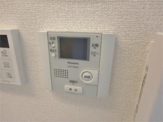 セキュリティ　モニターホン設置